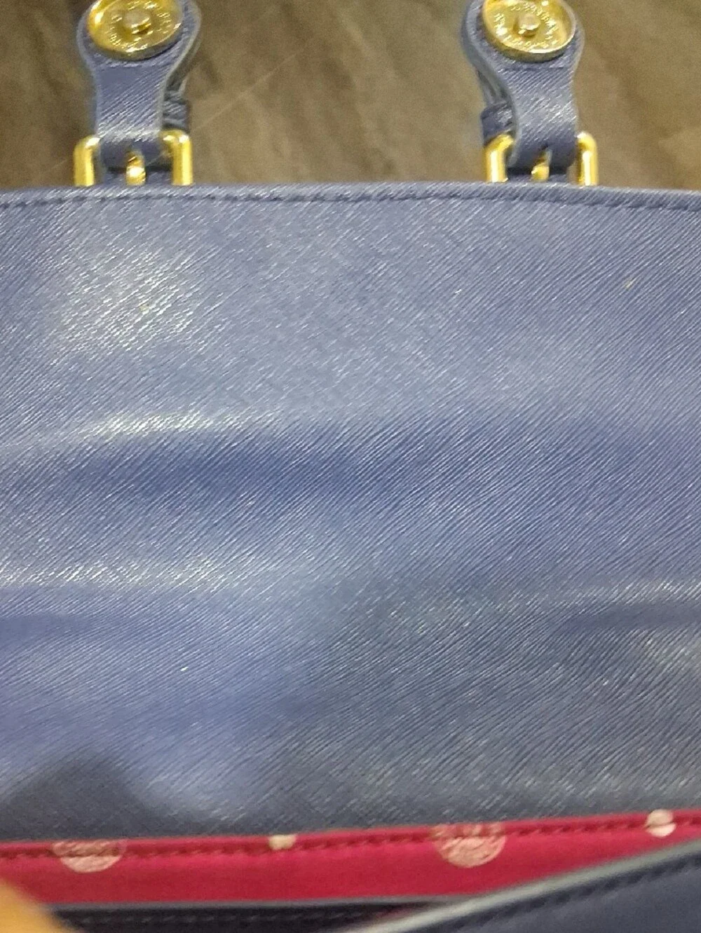 Marvel  Loungefly Navy Blue Satchel Crossbody with Gold Accent